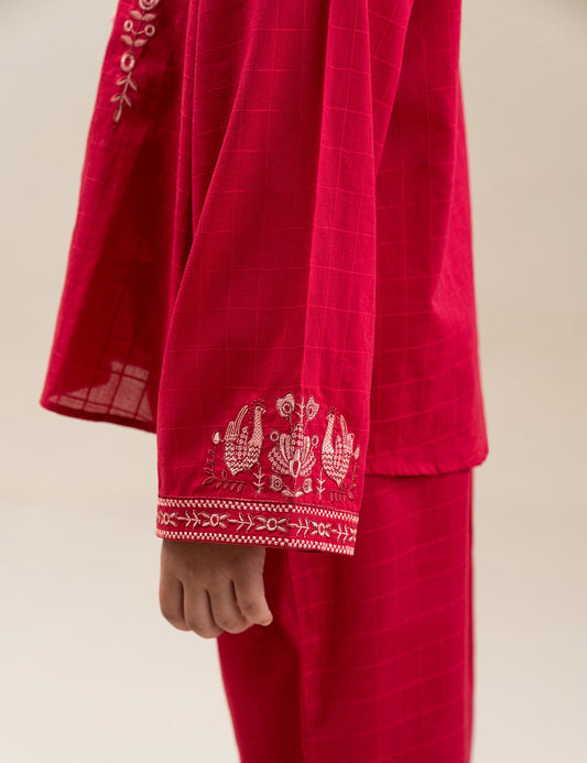 2 PIECE EMBROIDERED SUIT