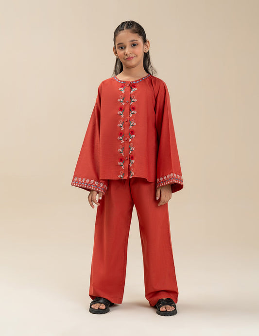 2 PIECE EMBROIDERED SUIT