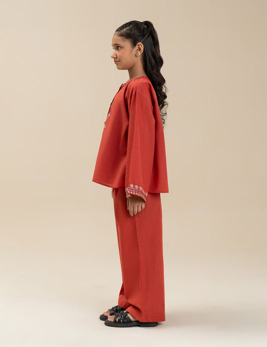 2 PIECE EMBROIDERED SUIT