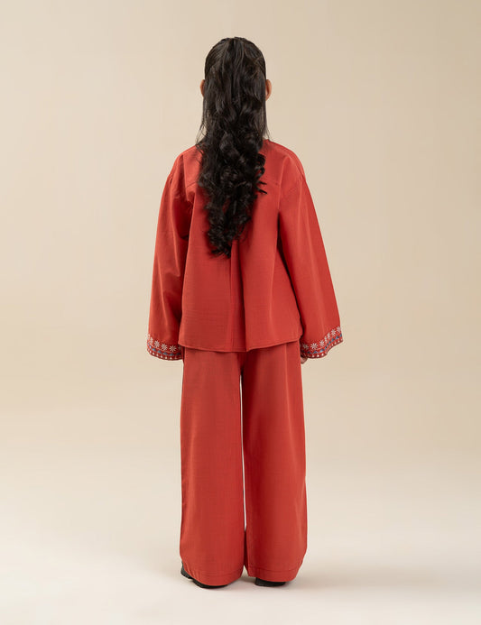 2 PIECE EMBROIDERED SUIT