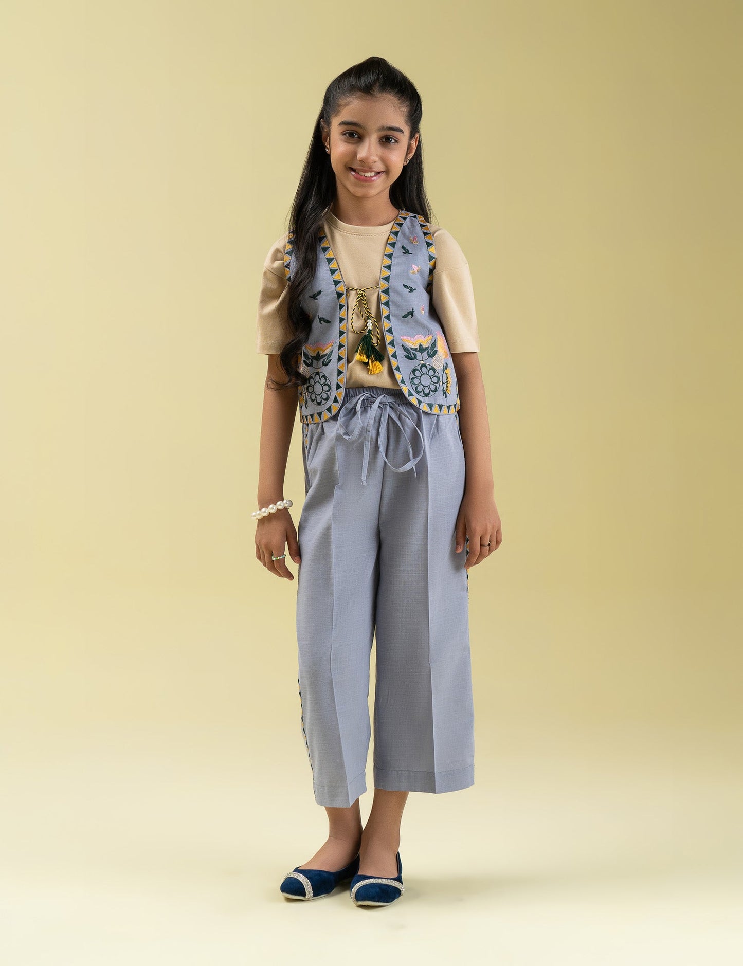 2 PIECE EMBROIDERED SUIT
