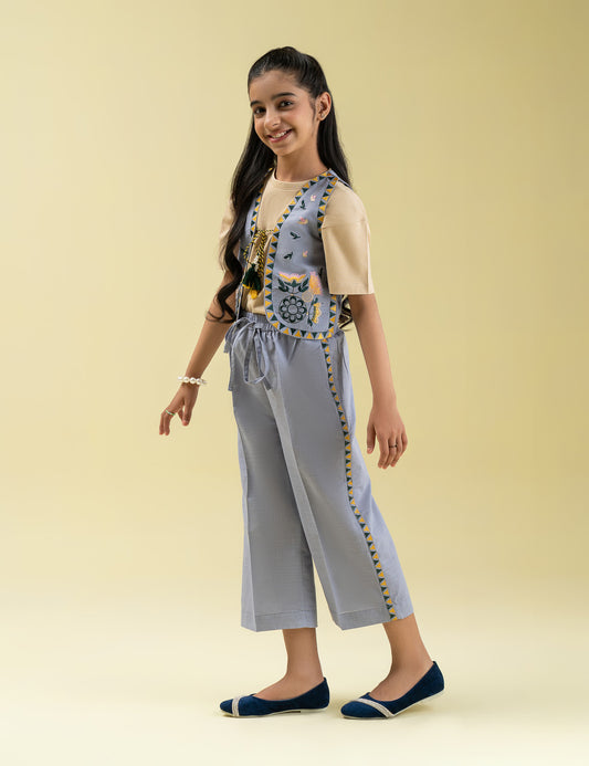 2 PIECE EMBROIDERED SUIT
