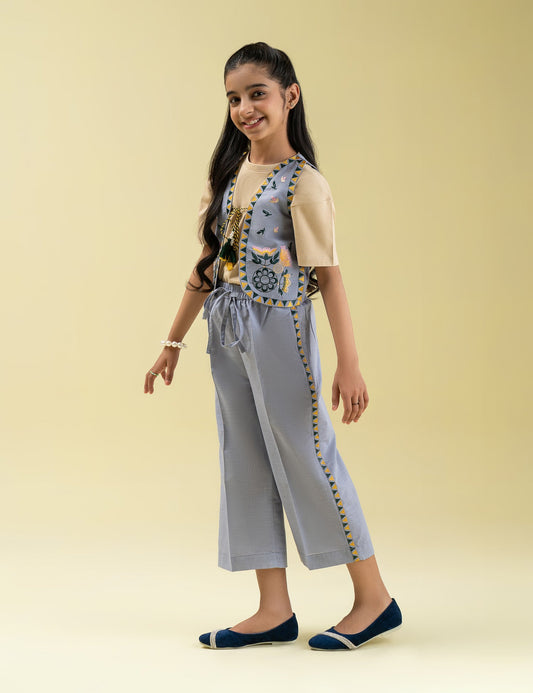 2 PIECE EMBROIDERED SUIT