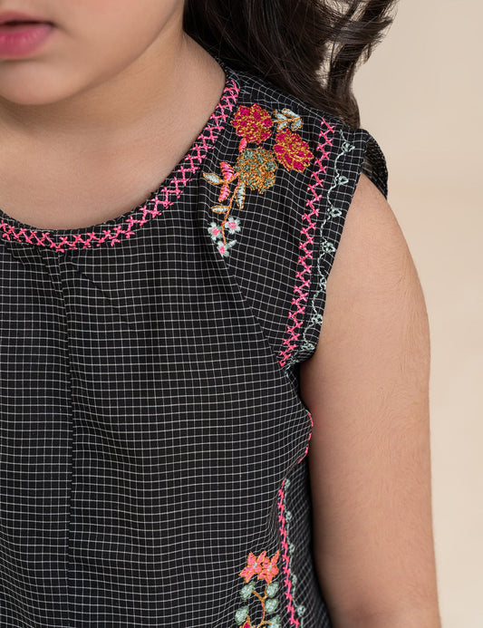 2 PIECE FLORAL EMBROIDERED SUIT