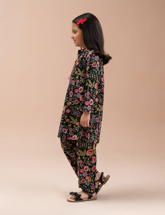 2 PIECE FLORAL PRINTED SUIT