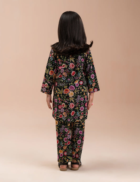 2 PIECE FLORAL PRINTED SUIT