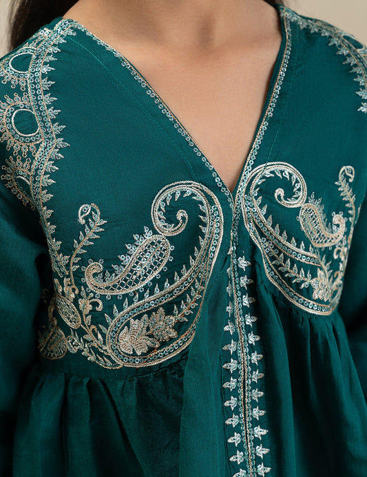2 PIECE STYLISED EMBROIDERED SUIT