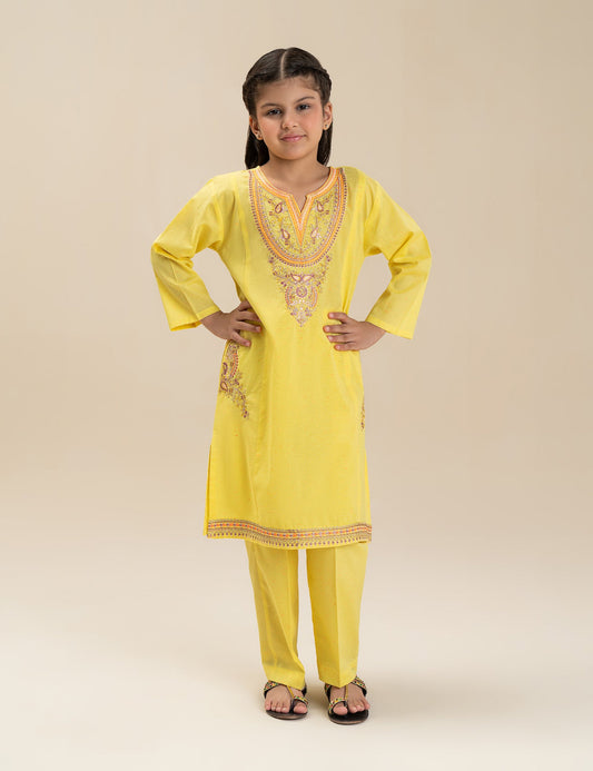 2 PIECE TILLA EMBROIDERED SUIT