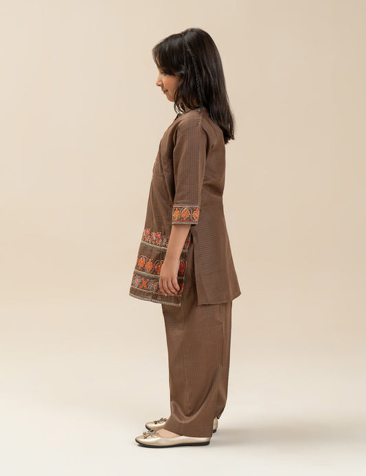2 PIECE EMBROIDERED SUIT