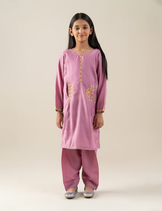 2 PIECE ALLOVER EMBROIDERED SUIT