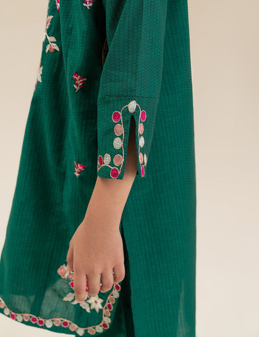 2 PIECE VIBRANT EMBROIDERED SUIT