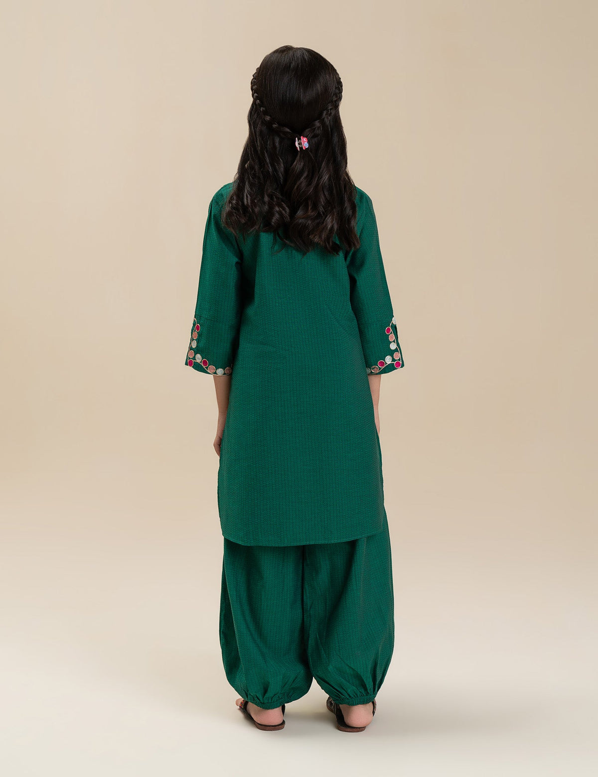 2 PIECE VIBRANT EMBROIDERED SUIT