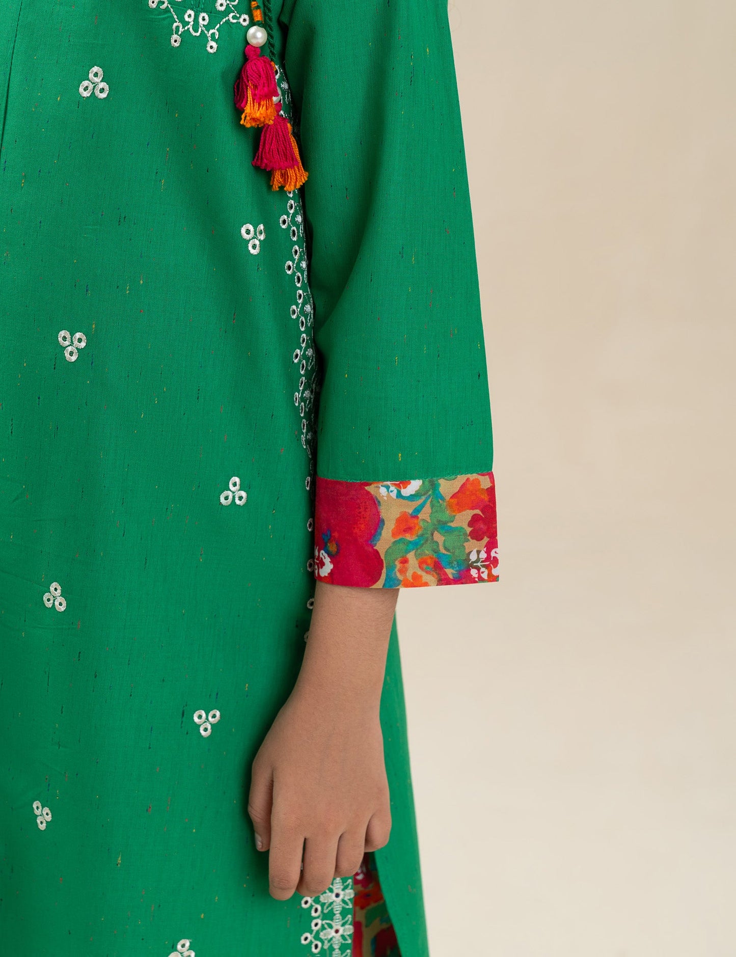 2 PIECE EMBROIDERED SUIT