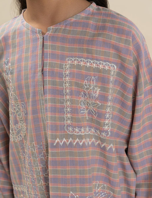 2 PIECE EMBROIDERED SUIT