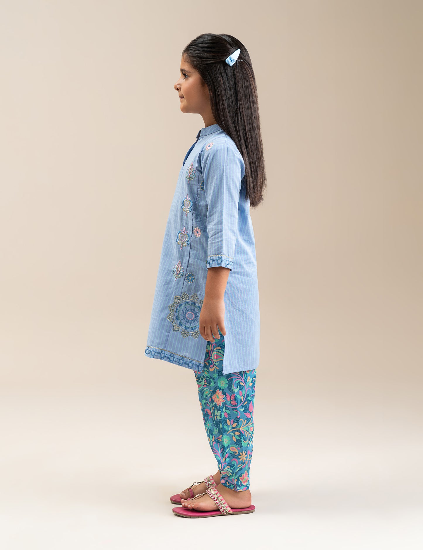 2 PIECE VIBRANT EMBROIDERED SUIT