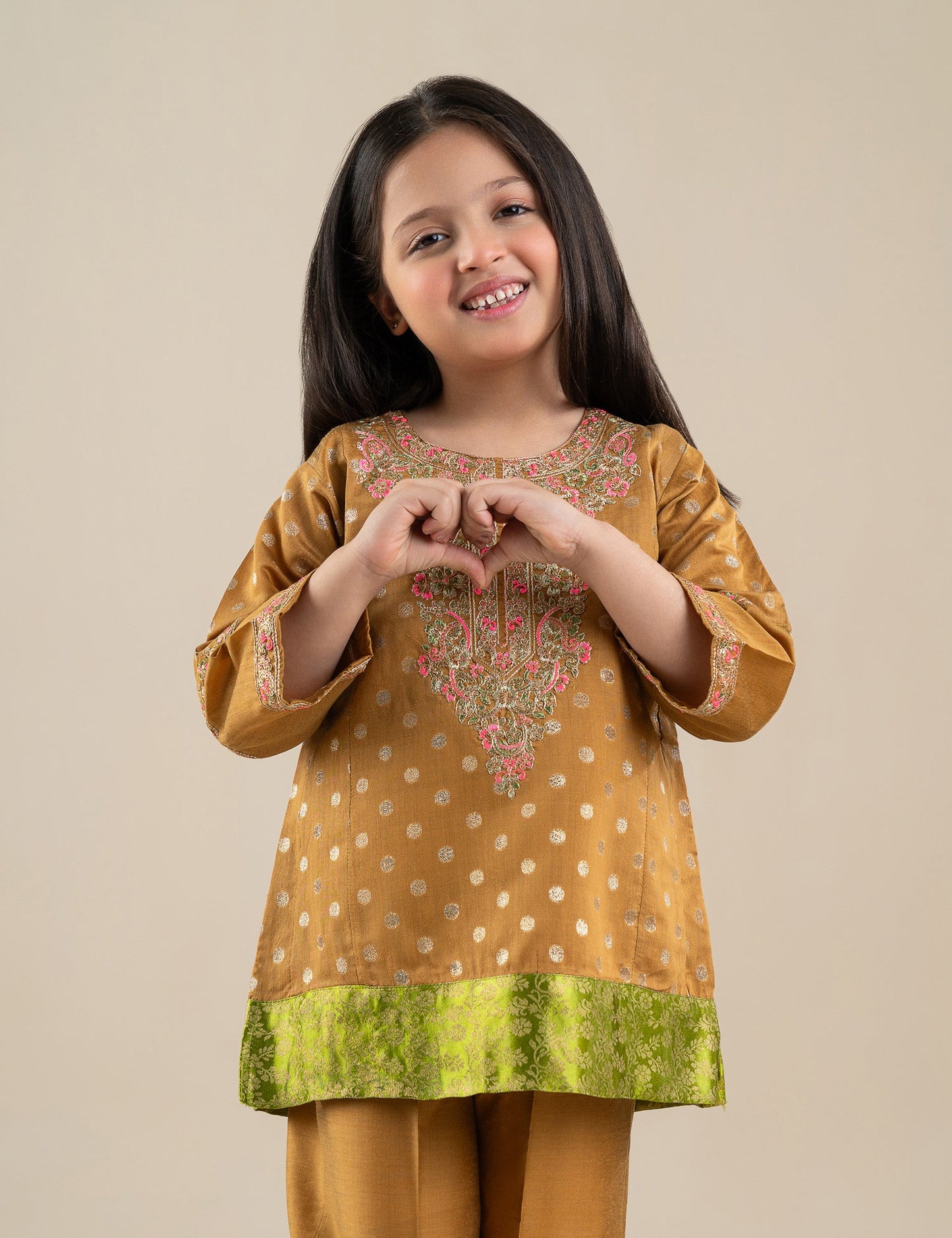 2 PIECE ETHNIC EMBROIDERED SUIT