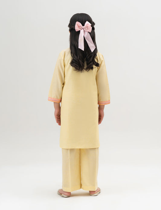 2 PIECE FLORAL EMBROIDERD SUIT