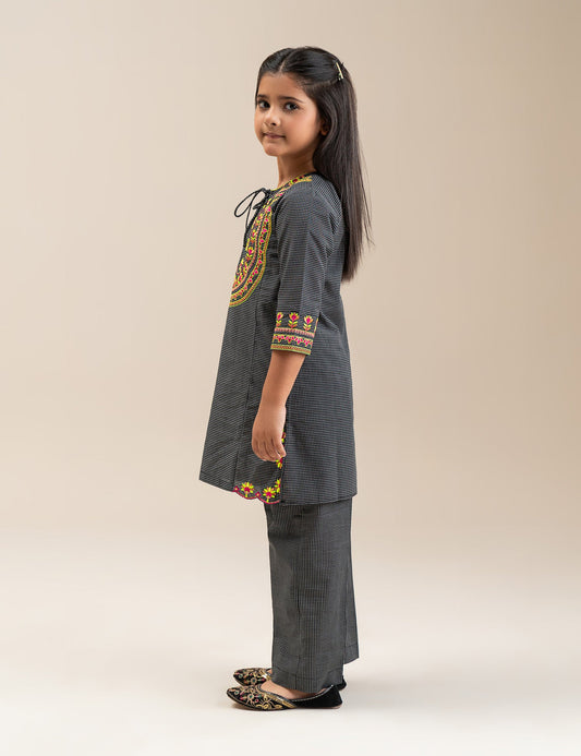 2 PIECE ETHNIC EMBROIDERED SUIT