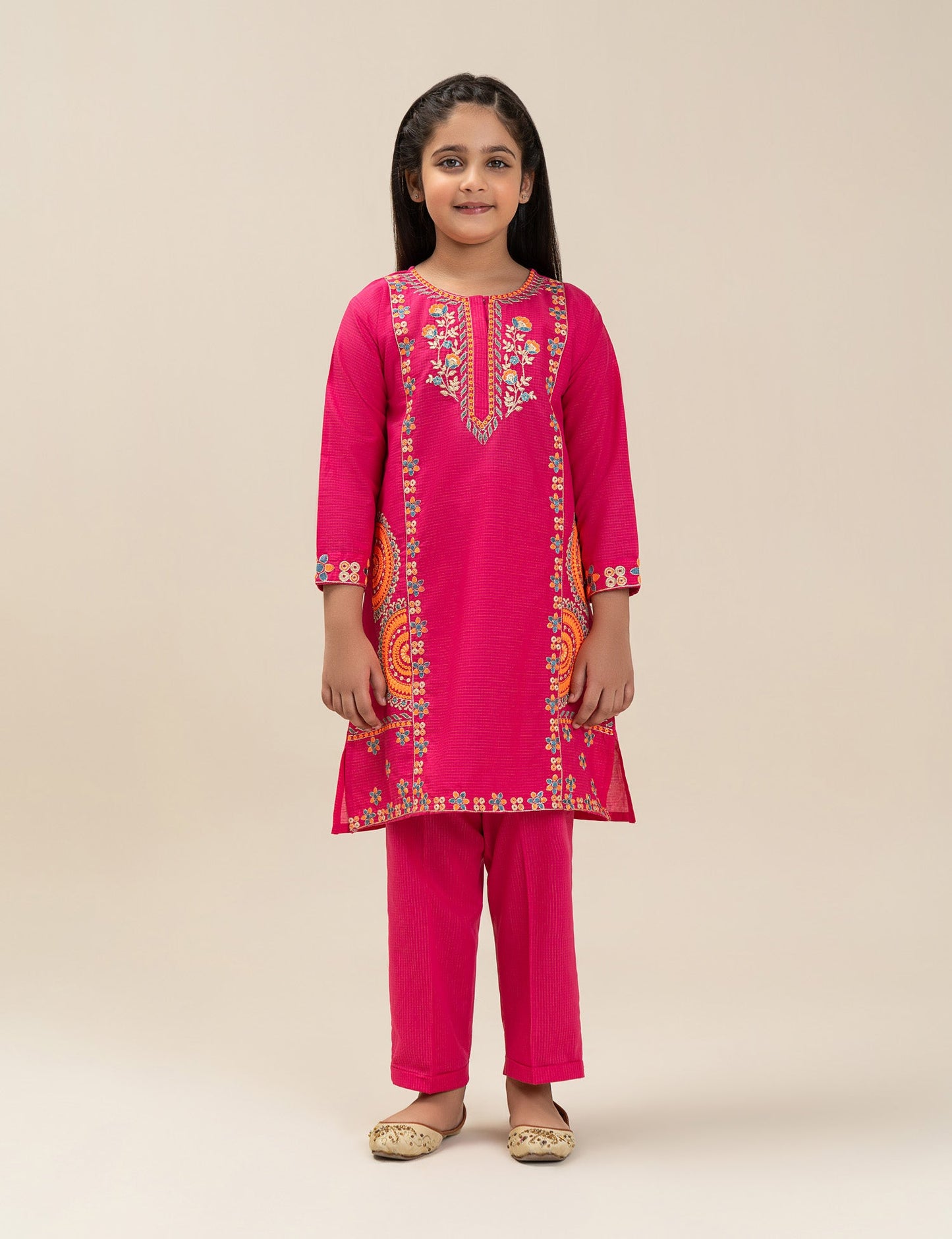 2 PIECE ETHNIC EMBROIDERED SUIT