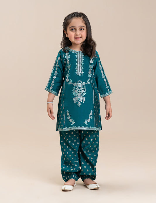 2 PIECE ETHNIC EMBROIDERED SUIT