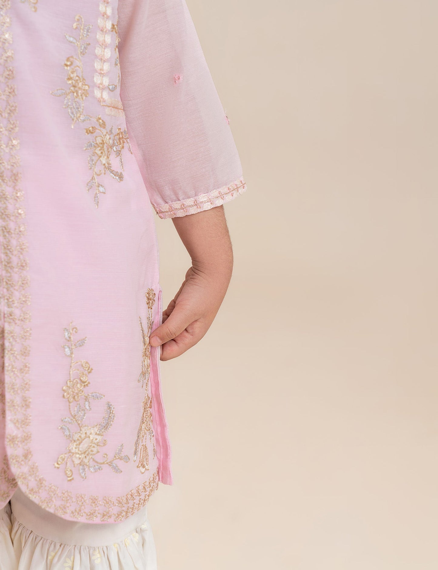 2 PIECE ETHNIC EMBROIDERED GARARA SUIT