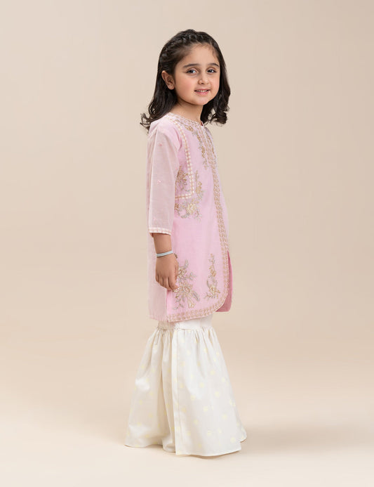 2 PIECE ETHNIC EMBROIDERED GARARA SUIT