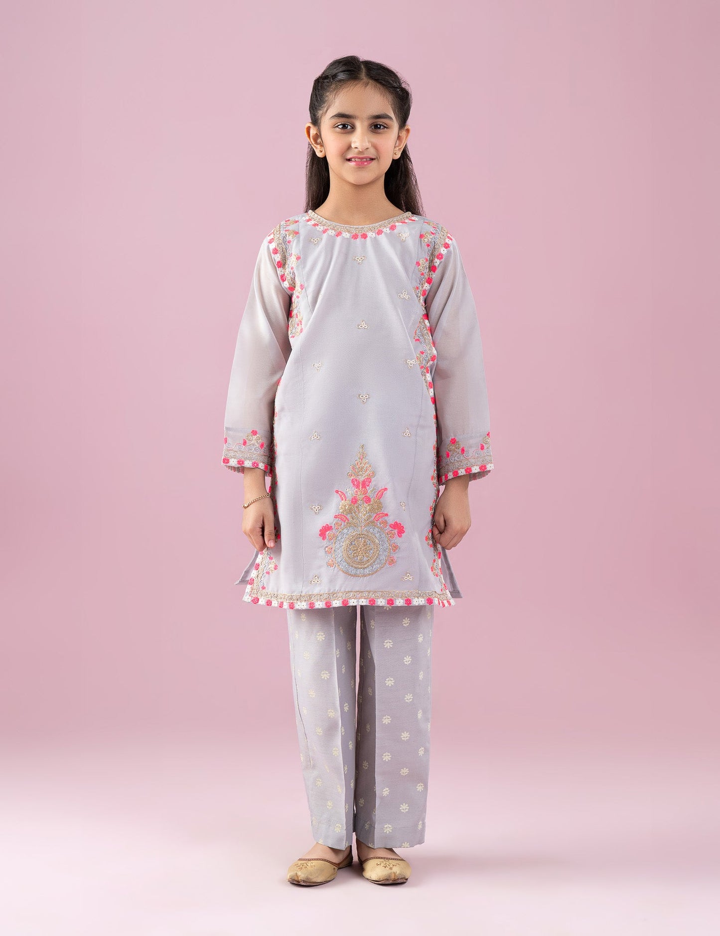 2 PIECE EMBROIDERED SUIT