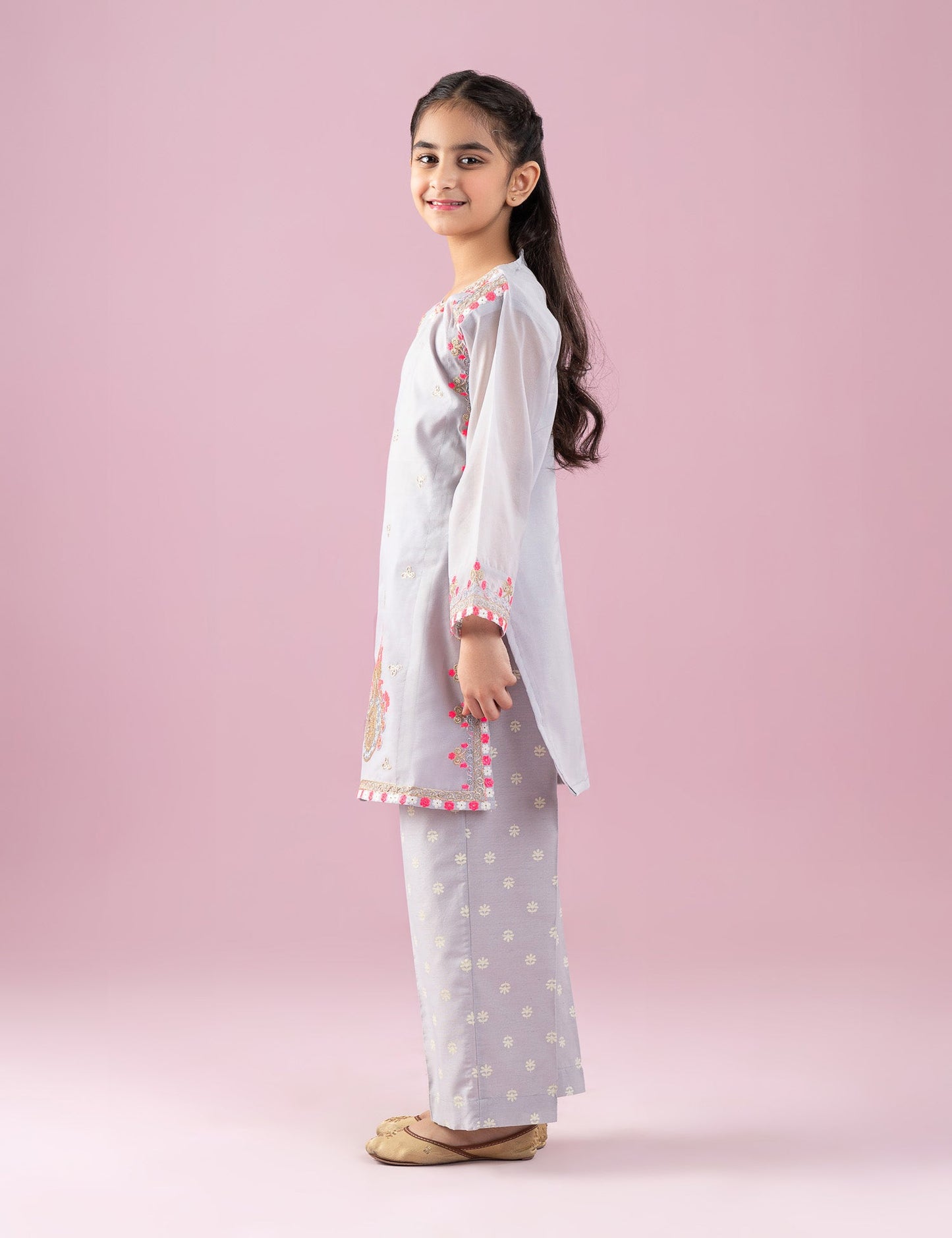 2 PIECE EMBROIDERED SUIT