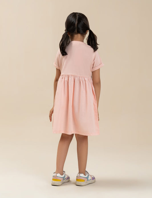 BOW GRAPHIC DRESS