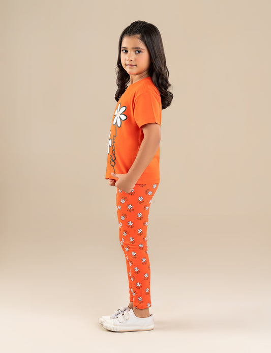 2 PIECE FLORAL PRINTED SUIT