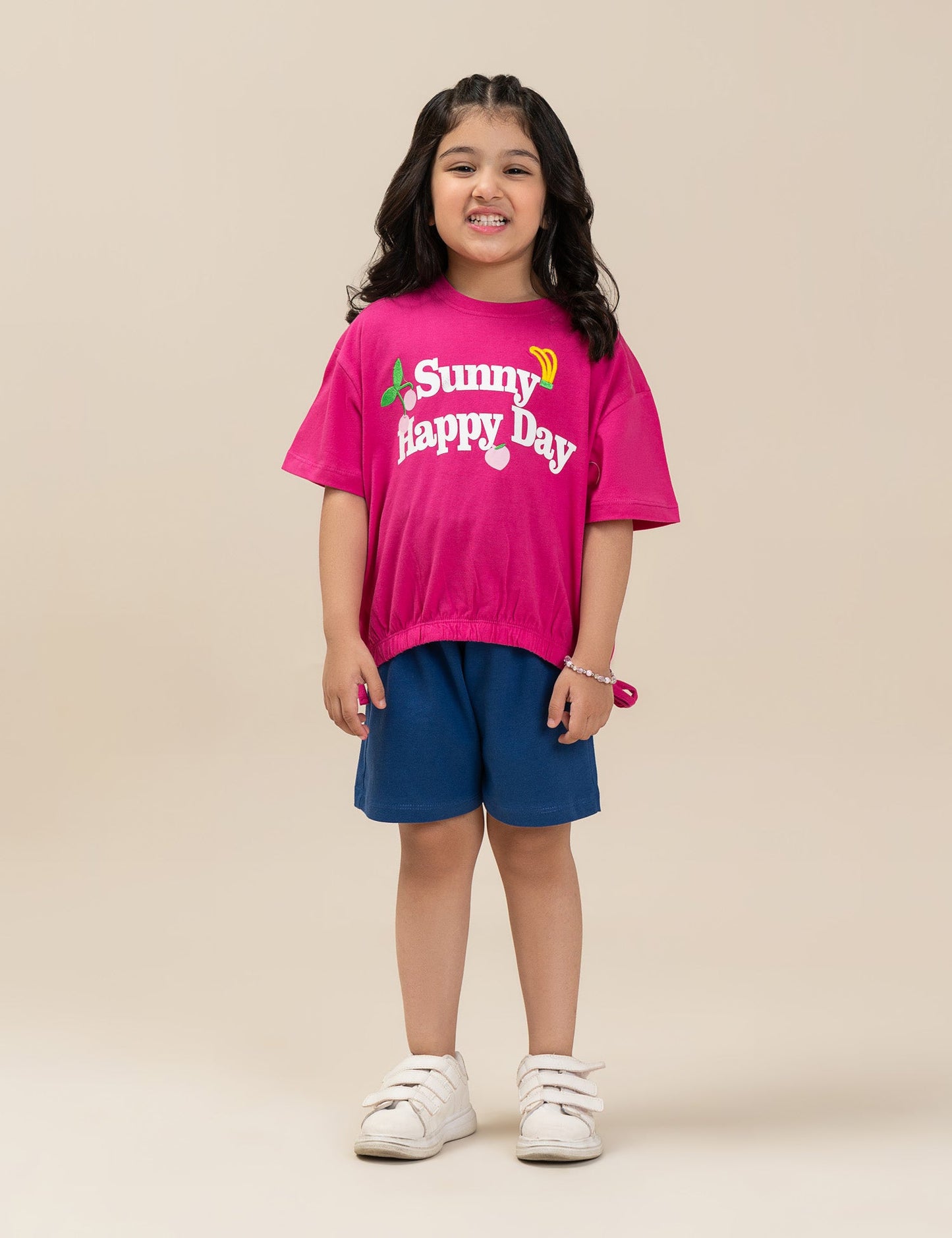 2 PIECE SUNNY HAPPY DAY GRAPHIC SUIT