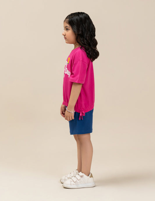 2 PIECE SUNNY HAPPY DAY GRAPHIC SUIT