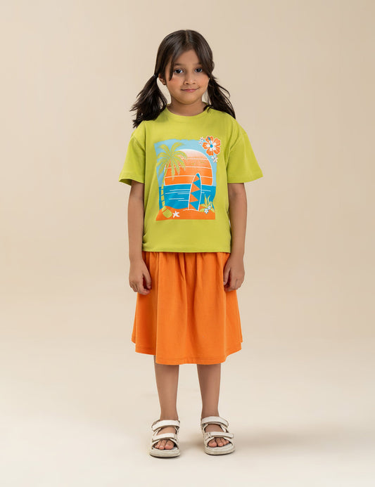2 PIECE BEACH GRAPHIC SUIT