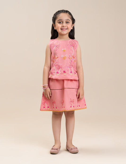 2 PIECE EMBROIDERED SUIT