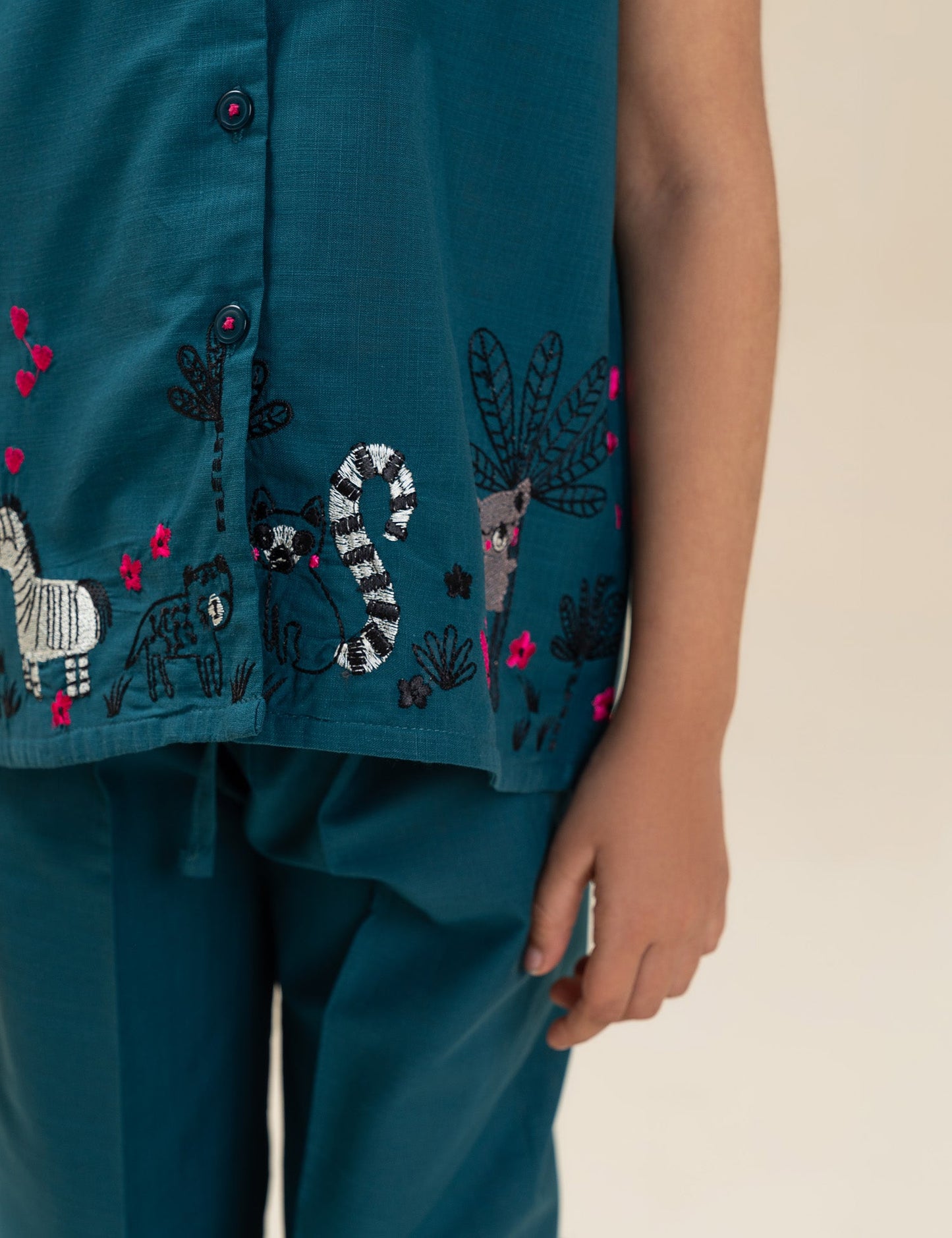 2 PIECE EMBROIDERED SUIT
