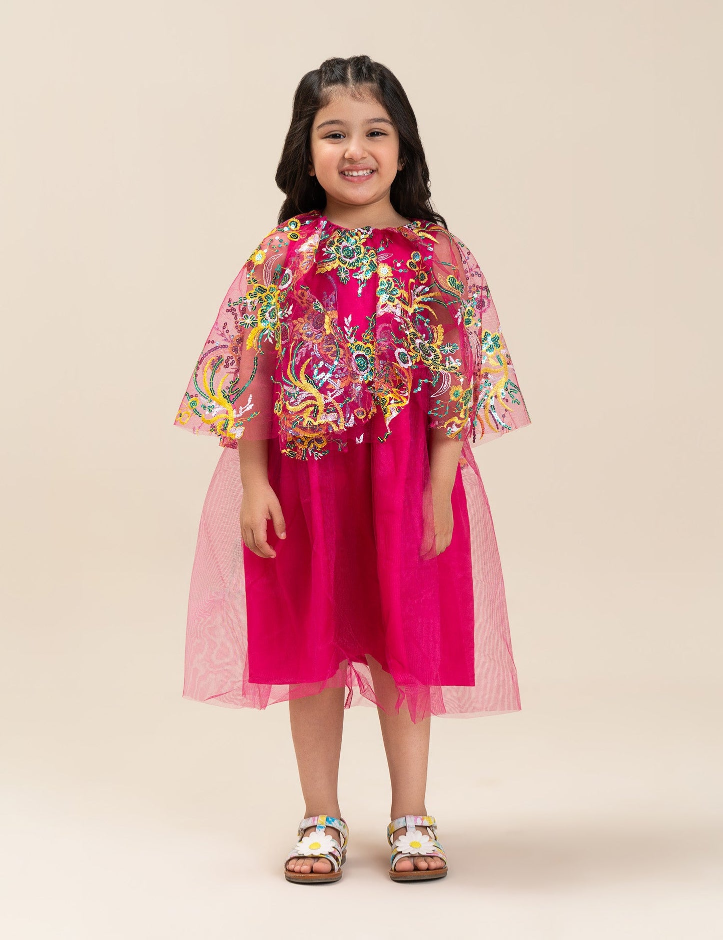EMBROIDERED DRESS