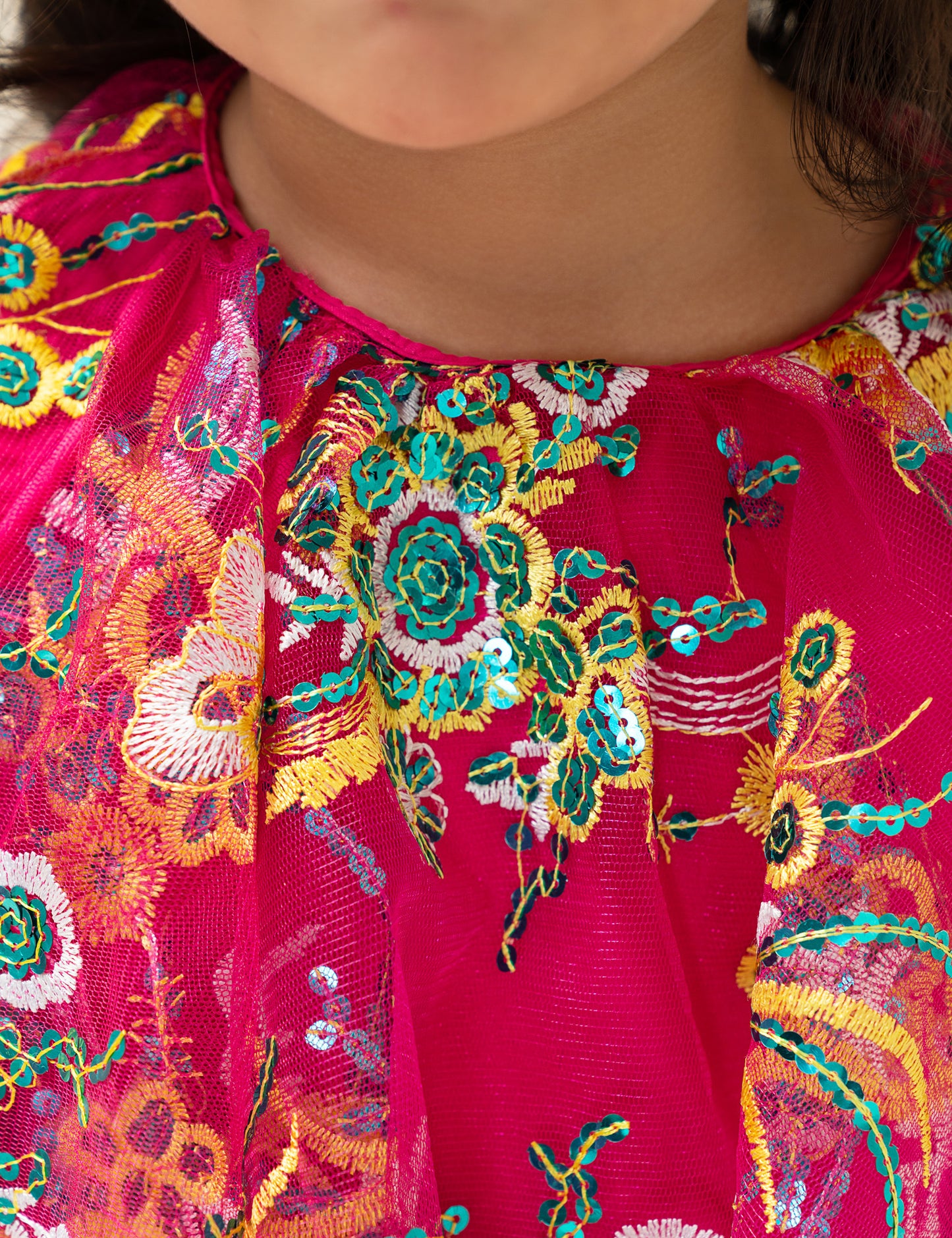 EMBROIDERED DRESS