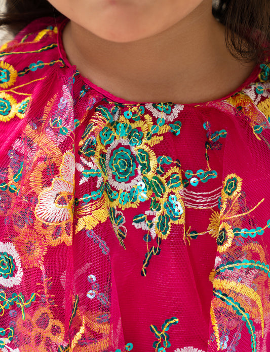 EMBROIDERED DRESS
