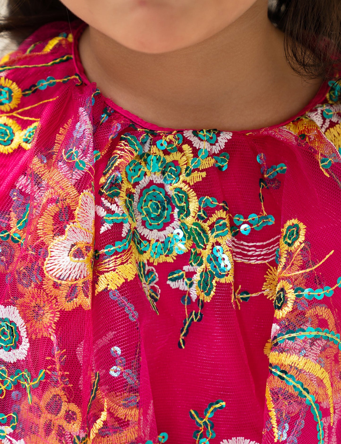 EMBROIDERED DRESS