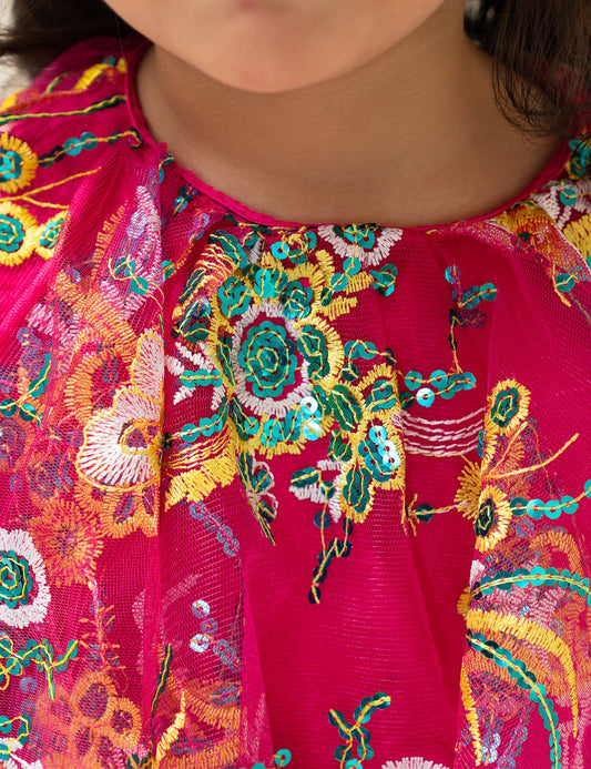 EMBROIDERED DRESS