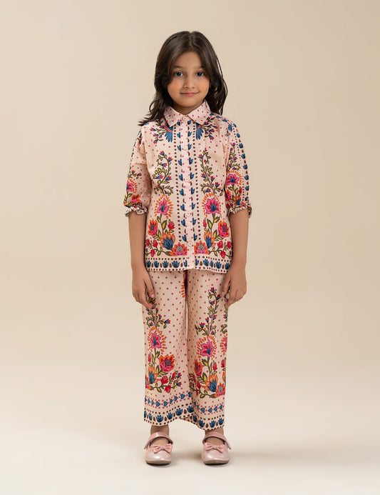 2 PIECE FLORAL PRINTED SUIT
