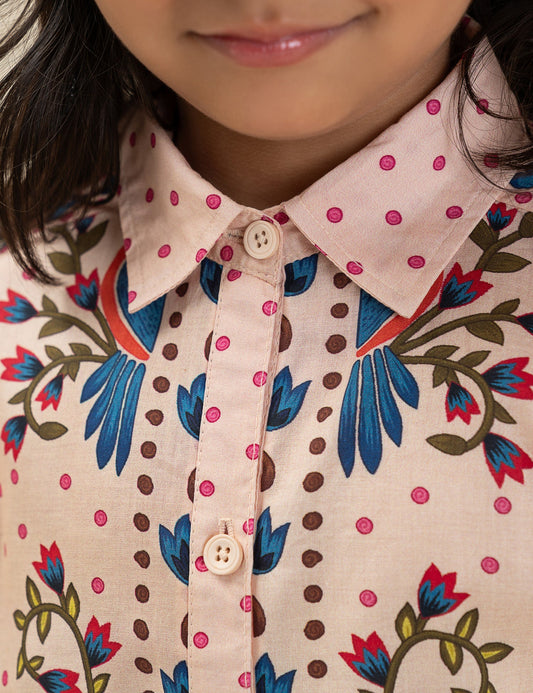 2 PIECE FLORAL PRINTED SUIT