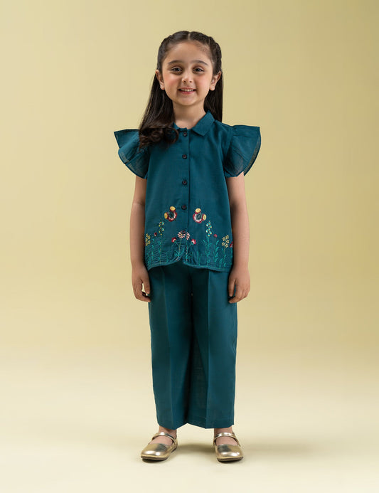 2 PIECE EMBROIDERED SUIT