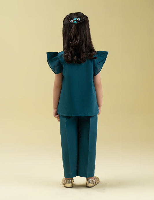 2 PIECE EMBROIDERED SUIT
