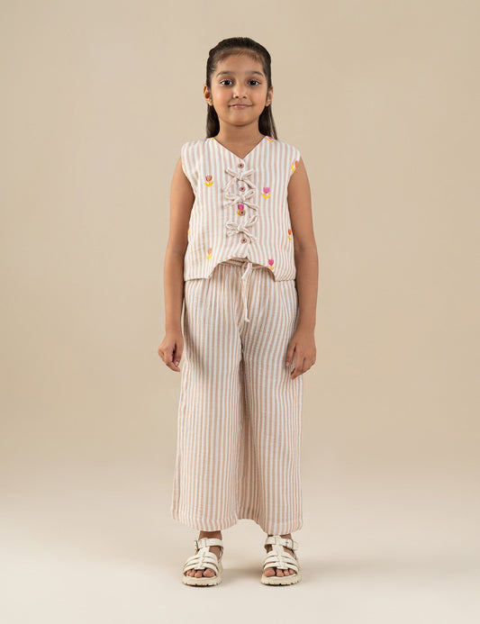 2 PIECE STRIPED SUIT