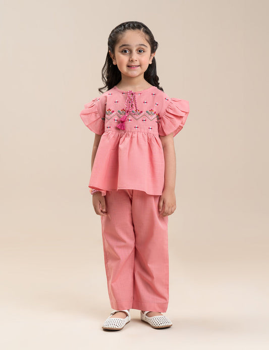 2 PIECE EMBROIDERED SUIT
