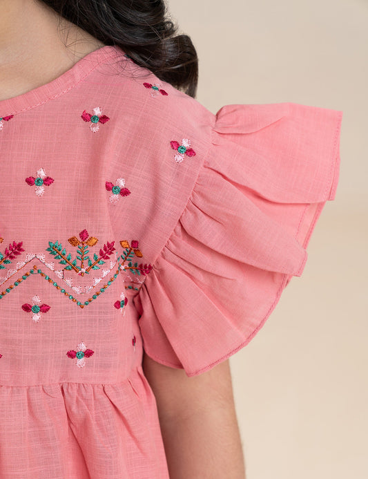 2 PIECE EMBROIDERED SUIT