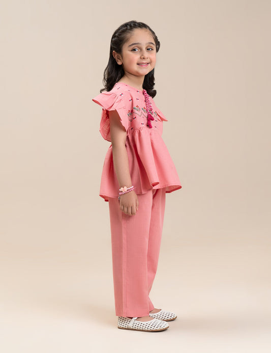 2 PIECE EMBROIDERED SUIT