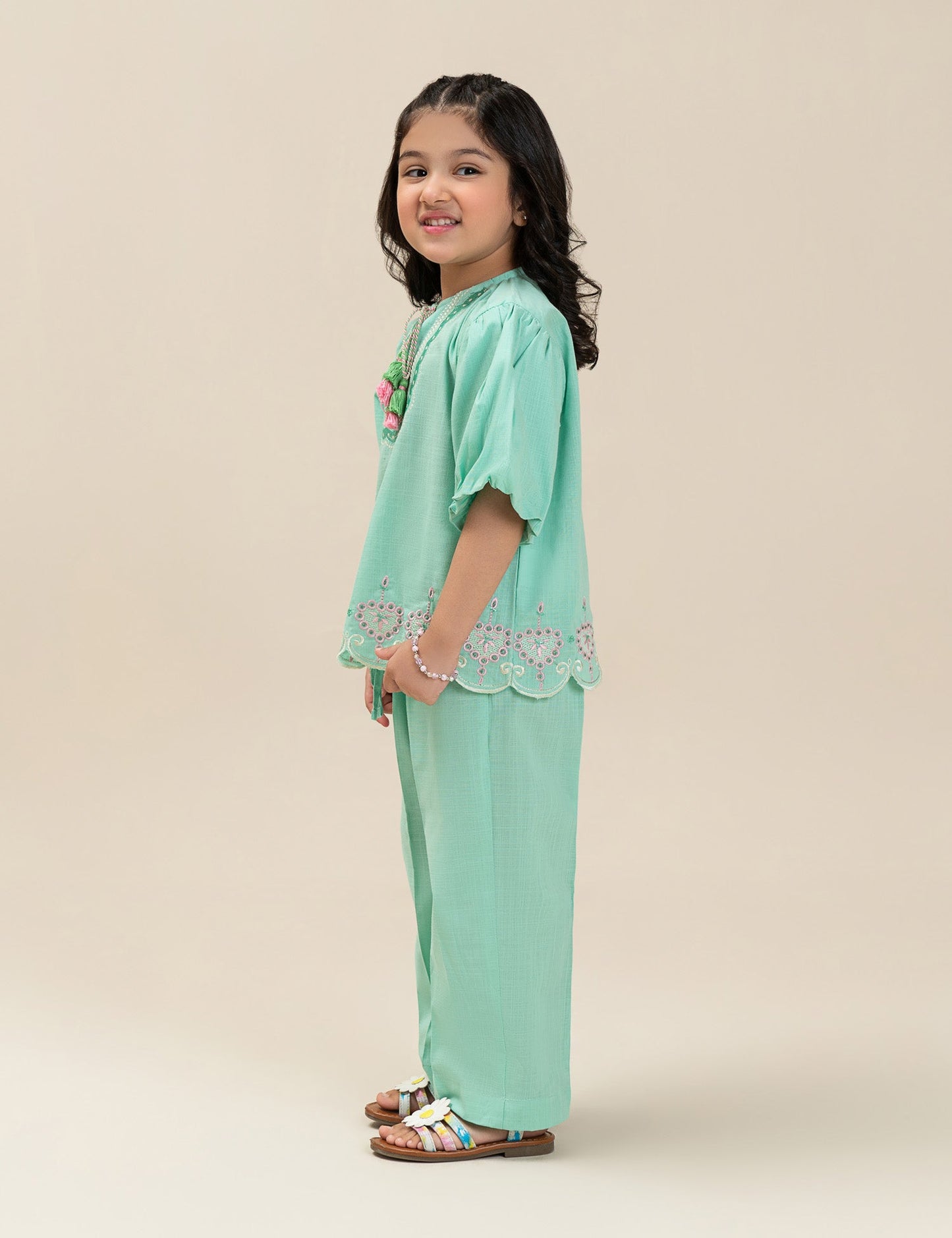 2 PIECE EMBROIDERED SUIT