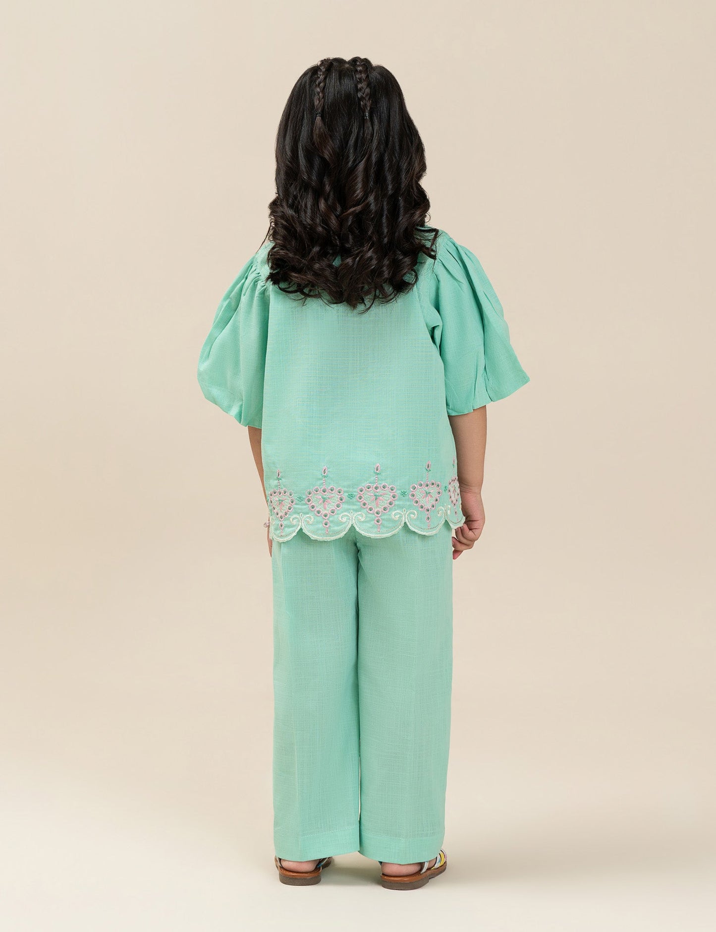 2 PIECE EMBROIDERED SUIT
